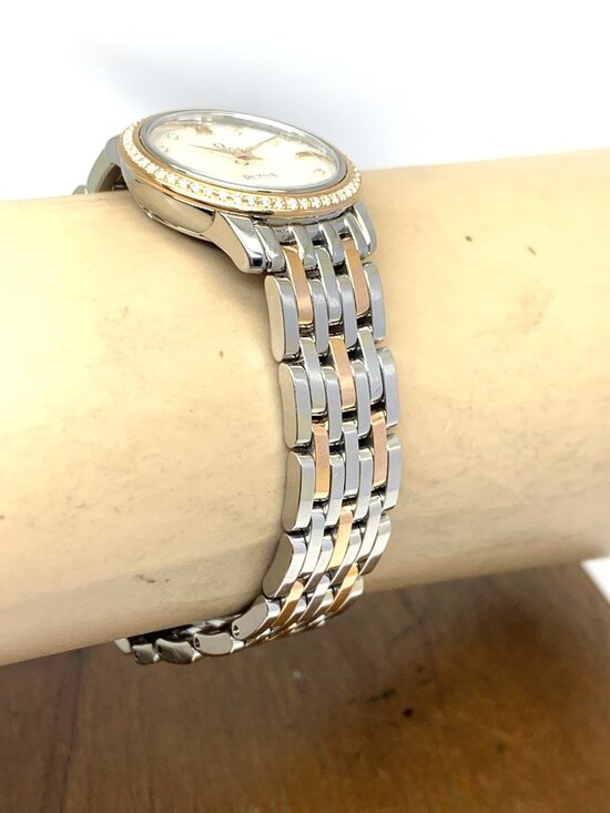 Omega De Ville Prestige Women\'s Watch Diamond Mother of Pearl 18K Gold & Steel main image 12